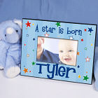 New Baby "A Star is Born" Personalized Printed Frame